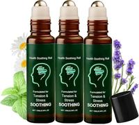 Migraine Relief Roll-On,Cooling Relief Aromatherapy,Fast Cooling Comfort for Your Head, Fast and Portabl,10ml,for Camping, Skin, Aromatherapy Relief