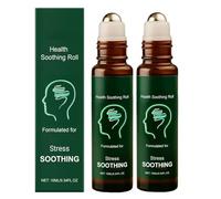 Migraine Relief Roll-on Essential Oil, Anti-Dizziness Roll-on Essential Oil, Relieves Headaches and Dizziness, Quickly Cools and Calms, Suitable for Aromatherapy