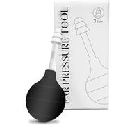 Migraine Relief Tool, Ear Pressure Relief Device, Ear Pressure Adjuster Naturally Ear Pressure Adjuster, Natural Headache, Migraine, and Sinus Pressure Solution (Black, 3 Size)