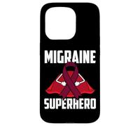 Migraine Superhero Survivor Warrior Fighter Case for iPhone 15 Pro