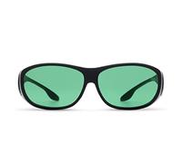 MigraLens Migraine Relief Fit-Over Glasses Medium Size | Outdoors and Computer Screens | Unisex | Green Lenses