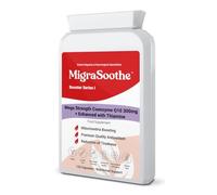 MigraSoothe CoQ10 Booster I - 300mg High Strength Coenzyme Q10 with Thiamine for Migraine Relief in Conjunction with Riboflavin VIT B2 Support - 120 Capsules UK Made