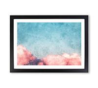 Migrating Birds Painting Framed Print | A2 Black Framed Wall Art | Ready to Hang | Modern Historical Picture | Living Room Bedroom Lounge Office