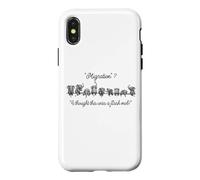Migration Flash Mob s Funny Elephant s Bird Watching Joke Case for iPhone X/XS