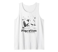 Migration Is Natural Birds Goose Wildlife Nature Tank Top