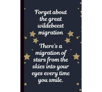 Migration of Stars: Romantic Lined Journal with Poetic Cover: Inspirational Witty Notebook for Love Writing Reflection and Meaningful Gifting | Coffee & Pen