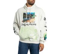 Migration Pullover Hoodie Light Grey Marle M