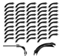 MIGUBIGU Pack of 20 Angle Braces for Underfloor Heating 16-18 mm, Pipe Guide Elbow 90°, Underfloor Heating Angle Brace, Angle Elbow for Underfloor Heating Pipe and Heating Pipes, Black, Heat Resistant