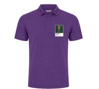 Miguel Angel Jimenez Golf Icon Frame Men's Polo Shirt - Purple / M