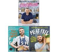 Miguel Barclay 3 Books Collection Set (Storecupboard One Pound Meals, Fast & Fresh One Pound Meals, Meat-Free One Pound Meals)
