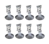 MIGUOSJIAONE 8 Pcs Seaweed Clip Suction Cup Clip Aquarium Suction Cup Clip Hookless suction cup Clip For Fish Tank Aquarium Accessories