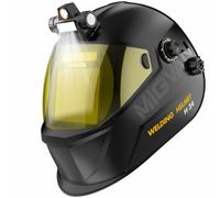 MIGVAN Welding Mask with Light, True Color Auto Darkening Welding Helmet Large View, Solar Powered Welding Hood, 4 Arc Sensor Wide Shade 4/5-9/9-13 for Stick MIG TIG Cut