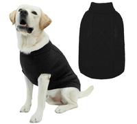 Mihachi Turtleneck Sweater for Dogs - Classic Twisted Knit Winter Coat with Leash Hole for Cold Weather, Ideal Pet Gift for New Year, Black, Size M