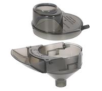 MIHAUS 2 Pieces Replacement Parts Compatible with Baby Brezza Formula Pro Advanced FRP0046 Replacement Funnel and Cover. Grey, Gray, Funnel01
