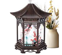 Mihauuke Air Humidifier | Pavilion Shape Portable Desk Humidifier with Night Light,Portable Humidification Device for Homeowners Travelers Classroom Nursery Room Apartment Office Car
