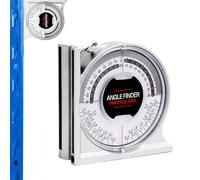 Mihauuke Angle Inclinometer,Magnetic Woodworking Angle Finder - Precision Measurement Inclinometer Gauge for Engineering Carpentry Projects Home Improvement Furniture
