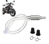 Mihauuke Brake Bleeder Tube - Single Way Check Valve Bleeding Hose,Clutch Hydraulic System Deflating Equipment for Car Motorbike SUV Maintenance