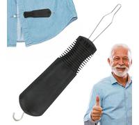 Mihauuke Button Helper | Wedding Dress Button Hook Tool - Button Hook and Zipper Pull Button Assist Device Zipper Pull 1 Hand Buttons Aids for Seniors, Weak Hands