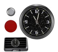 Mihauuke Car Clock | Stick on Luminous Waterproof Quartz,Portable Tiny Dash Digital Watch - for Electric Vehicles RV Motorcycle Travel Driving Commuting Touring