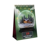 Mihauuke Christmas Countdown - Calendar Ornament | Desk Decoration Sign 100-Day for Halloween Easter Valentines Thanksgiving Celebration