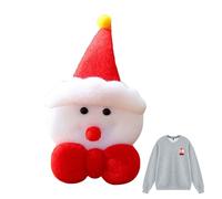 Mihauuke Christmas Iron On Patches,Plush Precision Reassemble Decor | Festival Ornaments for Clothing Decoration,for Family Friends Enthusiast Indoor Sewing Shop Kids Adults