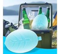 Mihauuke Cooler Ice Block - Portable Air Conditioner Ice Packs | Home & Kitchen Supplies for Drink Chillers Beverage Coolers Campingr Summer Outdoor Indoor