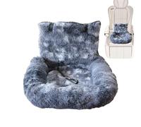 Mihauuke Dog Seat for Car - Plush Puppy Car Seat Cushion | Washable Cushion Comfortable Travel Bed for Vehicle Truck Camping Adventures Vet Visit Daily Commuting Traveling
