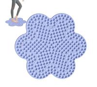 Mihauuke Foot Massage Pad, Foot Massage Mat, Silicone Walk Massage Mat, Soft, Non-Slip Mat, Foldable Standing Pad in Flower Shape for Foot Relaxation
