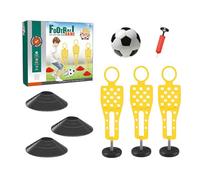 Mihauuke Football Practice,Soccer Drill Equipment | Educational Kids Soccer Obstacle Play Set Multi-person Sports Toy for Boys Girls Backyard Park Gym Indoor Home Field Family