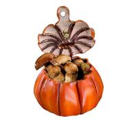 Mihauuke Foraging Bag,Fruit Picking Bag - Pumpkin Shape PU Leather Fanny Pack for Dog Treat Groceries Outdoor Camping Gathering Egg Gathering Acorn Collecting