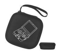 Mihauuke Game Console Bag, Travel Bag, Game Console Travel Carry Bag, Video Game Organiser, Shockproof Hand Game Storage for Playing Cards, Charging Cable and Accessories, As Shown, see description