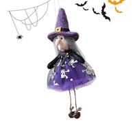 Mihauuke Halloween Ornaments | Window Doll Pendant,Ghost Witch Pumpkin Cat Spooky Charm Hangable Ornament Decorations for Outdoor Holiday Parties Home