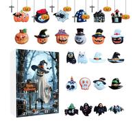 Mihauuke Halloweens Calendar Advent 2025 - Horror Toys Countdown Calendar,Mini Figures Collectible Doll Horror for Men Women Boys Girls Teens Adults Kitchen Home Party