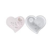 Mihauuke Heart Candle Holder Silicone Mold, Heart Shaped Candle Holder Tray Mold, Art Craft Supplies Trinket Container Mould for Studio Projects