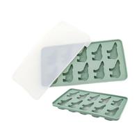Mihauuke Ice Cubes Trays for Freezer | 10 Cavity Silicone Polar Bear Ice Cubes Molds with Lid | Specialty Tools Gadgets for Food Candy Chocolate Fruit Drinking Coffee Whiskey Parties Camping