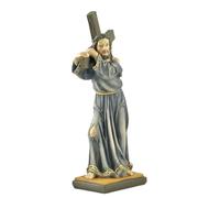 Mihauuke Jesus Statue Catholic | Resin Sculpture Model Collection | Christian Decoration - for Home Desk Office Church Living Room Festival Tabletop