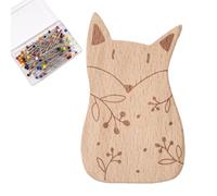 Mihauuke Magnetic Pin Holder for Sewing - Magnetic Needle Holder with Animal Shape - Multi-Purpose Hair Clip Storage Pincushion with 100 Pins for Quilting Crafting Tailoring Embroidery Activities