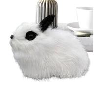 Mihauuke Rabbit Stuffed Doll - Realistic Tabletop Rabbit Plush Toy,Collectible Home Decoration, Stuffed Animal Bunny Doll for Kids Teens Adults Boys Girls Women