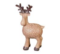 Mihauuke Reindeer Figurines - Aesthetic Christmas Elk Sculpture - Cute Home Decor Moose Resin Figurine | for Living Room Bedroom Table Lockers Bookshelves Cafes Display Cabinets TV Stand