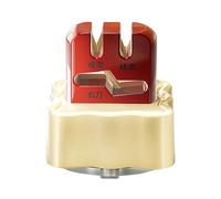 Mihauuke Scissor Sharpening Tool,Suction Base Fast Polish Gadget | Chef Cutter Sharpener,for Scissor Shears Men Chef Home Outdoor Travel Camping