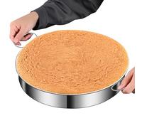 Mihauuke Stainless Steel Steamer for Food, Chinese Steam Tray, Cake Baking Tool, Stainless Steel Pie Maker for Steamed Rolls, Vegetables, Cheese, Cake, Pudding