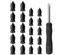 Mihauuke Tire Repair Rubber Screws | Fast Mending Tool - Tire Repair Kits - for Roadside Long Distance Travel Adventure Daily Commuting Camping Highway Driving