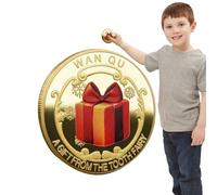 Mihauuke Tooth Fairy Coin,Classic Collectible Coin - Fun Keepsake for Display Kids Childhood Tradition