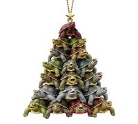 Mihauuke Turtle Ornaments for Christmas Tree | Holiday Decoration Ornaments - 2D Acrylic Sea Turtle Shape Hangable Decoration for Holiday Party Planners Event Organizers Home Decorators Garden