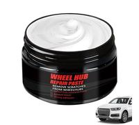 Mihauuke Wheel Repair Kit | 50g Wheel Hub Scratch Repair Paste - with Sponge Swirl Remover for Car Vehicles Auto Detailing Marine RV Truck
