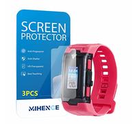 MIHENCE Compatible with Bandai Vital Bracelet BE Screen Protector, HD Premium Real Screen Protector for Vital Bracelet BE [ 3PCS ] [ TPU ]