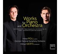 Mihkel Poll, Estonian National Symphony Orchestra & Mihhail Gerts - Works For Piano And Orchestra: Rachmaninoff And Tubin