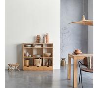 Miho - Premium pink terrazzo and solid oak console table Pink