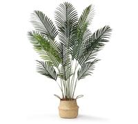 MIHUAGE 5.4FT Artificial Areca Palm Tree - Lifelike Tree for Home Decor, Ramadan & Modern Home Decor, Indoor/Outdoor & Office Use, Perfect Housewarming Gift