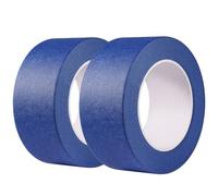 MIHURO 2 Rolls Masking Tape 48mm x 50m Blue Painters Tape for Painting,Waterproof Wide Masking Painting Tape Decorating Tape for Painting Protection Marking Decorating
